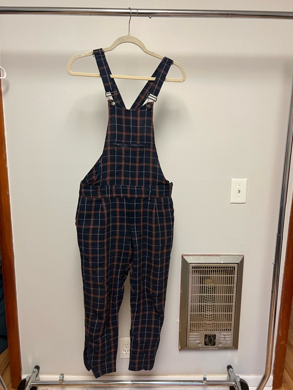 capulet plaid overalls